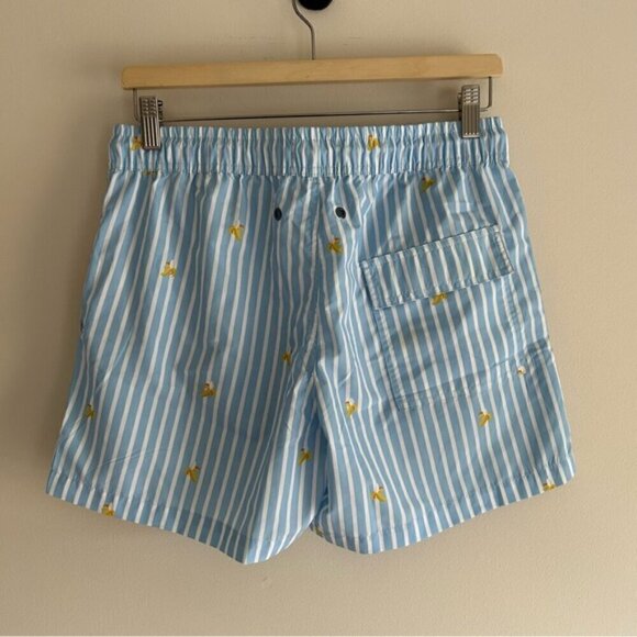Nikben Striped Banana print Swim Trunks Shorts Size M - Picture 8 of 8